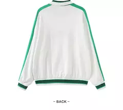 Imagen de Semir 2024 POLO mujer de gran tamaño letra impresa Color contrastante moda deportiva básica nueva primavera Tops camisa