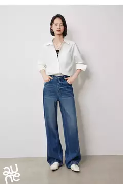 TOYOUTH-Blusa de manga larga para mujer, camisa bordada con cuello tipo Polo, ropa de trabajo informal para oficina, Otoño, 2024 - tienda en línea