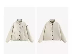 TOYOUTH-abrigo grueso de algodón para mujer, chaqueta elegante con empalme de Color contrastante y cuello de solapa de manga larga para invierno 2024 en internet