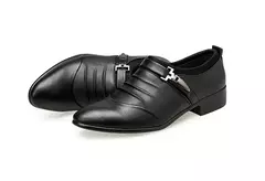 Zapatos Oxford elegantes y elegantes, zapatos de hombre de talla grande, zapatos de vestir para hombre, mocasines de vestir de cuero para hombre, zapatos sin cordones para hombre - comprar en línea