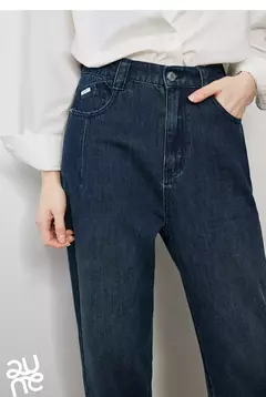TOYOUTH-pantalones vaqueros para mujer, Vaqueros elásticos de cintura alta hasta el tobillo, bombachos, Otoño, 2024 - Eleganzie