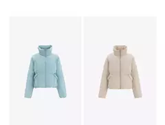 Imagen de TOYOUTH-abrigo de plumón para mujer, chaqueta informal con cremallera y cuello levantado, plumón de pato blanco 20224, otoño e invierno, 90%