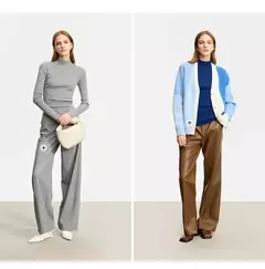 AMII suéter minimalista para mujer 2023 invierno nuevo Simple ajustado cuello alto elástico cálido sólido jerseys Mujer 12323075 - Eleganzie