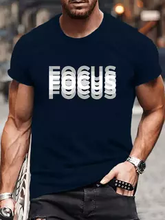 Imagen de Camiseta estampada de cuello redondo de manga corta de verano para hombre, camiseta cómoda informal