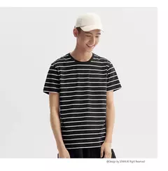 Semir-Camiseta de manga corta para hombre, Top clásico a rayas, camiseta ajustada, novedad de verano 2024 on internet
