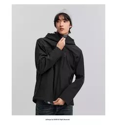 Image of Chaqueta Semir para hombre, ropa de abrigo con capucha repelente al agua, forro polar, Top de primavera 2021, Color sólido, versátil