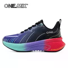 ¡Novedad de ONEMIX! Zapatillas de correr para hombre, zapatillas deportivas antideslizantes para mujer - Eleganzie