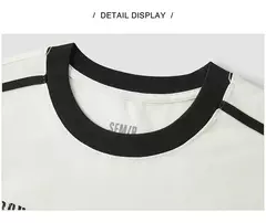 Semir-Camiseta de manga corta antibacteriana de longitud media para mujer, camiseta de gran tamaño, nueva colección de verano 2024 - Eleganzie