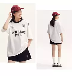 Semir-Camiseta de manga corta antibacteriana de longitud media para mujer, camiseta de gran tamaño, nueva colección de verano 2024 - comprar en línea