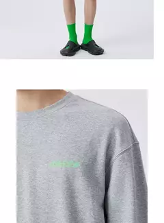 Image of Semir-Sudadera de punto con cuello redondo para hombre, pijama suave y cómodo para el hogar, Top de manga larga