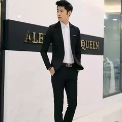 Image of Blazers para hombre, conjuntos de 3 piezas, trajes formales elegantes para boda, chaleco completo de lujo para negocios, pantalones, Abrigos, Chaquetas clásicas