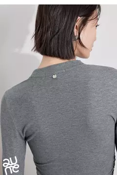 TOYOUTH-camisas de fondo para mujer, Jersey básico cálido y ajustado de manga larga, Tops en 3 colores, invierno 2024 - Eleganzie