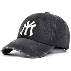 Gorras de béisbol de mezclilla con agujero bordado de letras Unisex primavera otoño sombreros casuales ajustables al aire libre sombrero de protección solar en internet