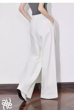 TOYOUTH, pantalones vaqueros de mezclilla para mujer, primavera 2025, nuevos pantalones largos rectos de pierna ancha lavados con cintura elástica - tienda en línea