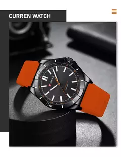 Relojes de pulsera CURREN de cuarzo simples e informales con manecillas luminosas, relojes de cuarzo de negocios a la moda, nuevo reloj para hombre 2023 - tienda en línea