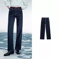 Imagen de TOYOUTH Jeans de mezclilla para mujer 2025 Primavera Verano Slim Fit alta elasticidad mujeres pantalones largos de cintura baja