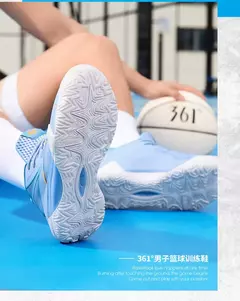 Zapatillas de baloncesto de 361 grados para hombre, ligeras, resistentes a los golpes, antideslizantes, transpirables, de apoyo, 672421114 - comprar en línea