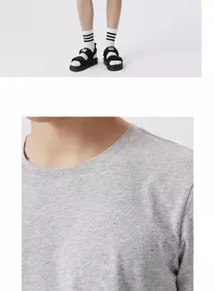 Image of Semir-Camiseta de manga corta de algodón para hombre, ropa informal a la moda, ropa básica diaria, Top de pijama