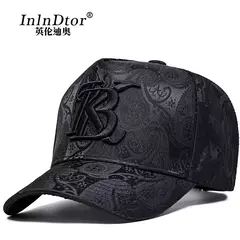 Gorra de béisbol alta con bordado a la moda para hombre, gorra informal con estampado de anacardo para exteriores, adorno facial para las cuatro estaciones, 2024 - tienda en línea
