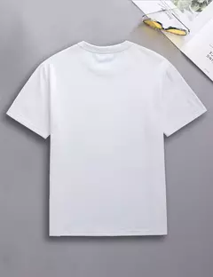 Camiseta estampada de manga corta y cuello redondo de verano para hombre, camiseta cómoda informal, ropa de moda para hombre, camisetas gráficas on internet