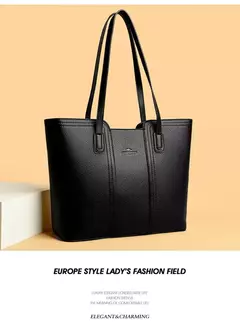 Bolsos de mujer de 3 capas de marca genuina, bolsos grandes de cuero suave de alta calidad de diseñador, bolso de hombro para mujer 2024, bolso de mensajero 2024 - Eleganzie
