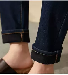 AMII Minimalism Jeans para mujer 2022 otoño pies delgados moda Casual todo-fósforo algodón ligero elástico pantalones hasta el tobillo 12260078
