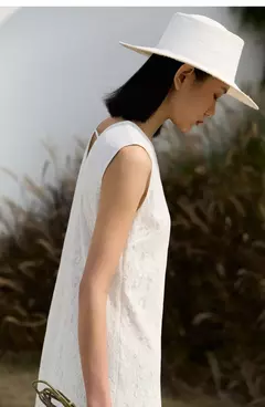 AMII-Vestidos minimalistas para mujer, ropa elegante y romántica de encaje, sin mangas, línea A, 2023 en internet