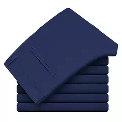Pantalones informales 97% algodón para hombre, moda de otoño, cómodos, elásticos, ajustados, rectos, de negocios, negro, verde militar, caqui - buy online