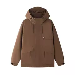 Chaqueta Semir para hombre, prendas de vestir exteriores, chaqueta holgada con capucha de tres pruebas para exteriores, mangas con hombros caídos y bolsillos grandes, otoño 2024 - online store