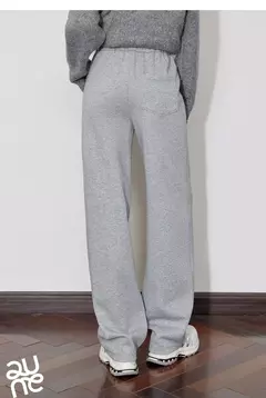 TOYOUTH-pantalones de chándal para mujer, pantalón vaquero con flores, cintura elástica, rectos, deportivos, informales, con plátano, otoño e invierno, 2024