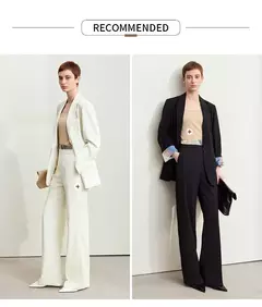 Amii-abrigo de sastre minimalista para mujer, chaqueta holgada de longitud media con cuello de solapa y estampado de retazos, para oficina, novedad de otoño, 2024, 12443016 en internet