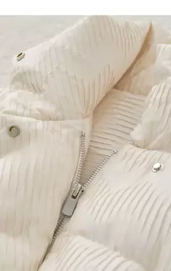 AMII-abrigo acolchado minimalista de plumón de pato para mujer, ropa de abrigo cálida con solapa y cuello levantado ligero, chaquetas nuevas de invierno 2025 12344052 - tienda en línea