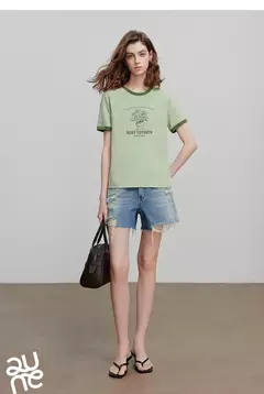 TOYOUTH, camiseta de manga corta para mujer, camisetas nuevas de primavera 2025 GT 5210002