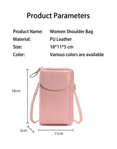Bolso de mujer, bolsos de hombro, bolsos de mujer, cartera, tarjetero, bolso de mensajero, monedero con patrón de cocodrilo, bolso para teléfono móvil - Eleganzie