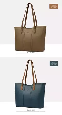 Imagen de Bolsos de mujer de 3 capas de marca genuina, bolsos grandes de cuero suave de alta calidad de diseñador, bolso de hombro para mujer 2024, bolso de mensajero 2024