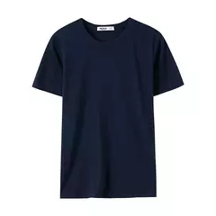 Metersbonwe Camiseta de manga corta para hombre, algodón puro perenne, camisetas monocromáticas informales, camisetas de gran oferta