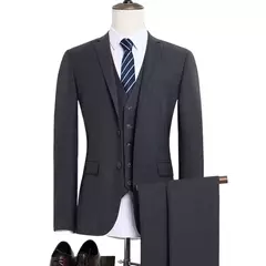 Trajes de boda para hombre, elegantes, 3 piezas, 2 conjuntos completos, chaquetas clásicas, chaleco, pantalones, chaquetas de lujo de alta calidad, trajes formales para adultos 2024 - Eleganzie