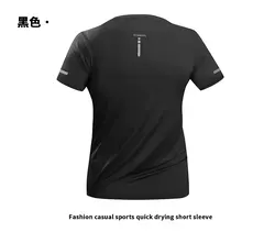 Camiseta para hombre M-5XL, novedad de verano, camiseta de manga corta de seda helada para hombre, camiseta de secado rápido con estampado juvenil, Top informal transpirable 2717 on internet