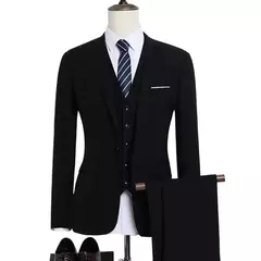Trajes de boda para hombre, elegantes, 3 piezas, 2 conjuntos completos, chaquetas clásicas, chaleco, pantalones, chaquetas de lujo de alta calidad, trajes formales para adultos 2024 - buy online