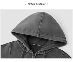 Semir-Chaqueta corta con capucha para mujer, abrigo holgado con bordado elegante, flor de ciruelo, novedad de otoño, 2024 - tienda en línea