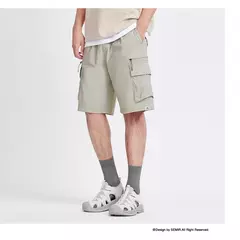 Semir-Pantalones informales de longitud media para hombre, pantalón holgado, ligero y fresco, con costura de cinco pulgadas, novedad de verano 2024