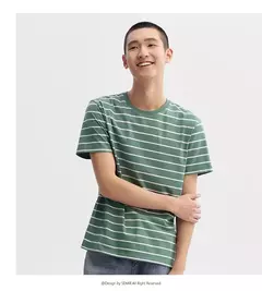 Semir-Camiseta de manga corta para hombre, Top clásico a rayas, camiseta ajustada, novedad de verano 2024 - Eleganzie
