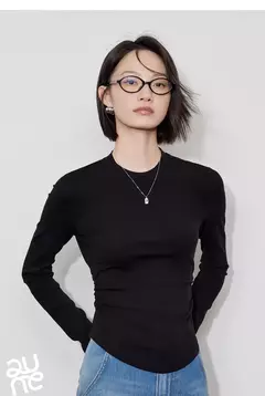 Imagen de TOYOUTH-camisas de fondo para mujer, Jersey básico cálido y ajustado de manga larga, Tops en 3 colores, invierno 2024