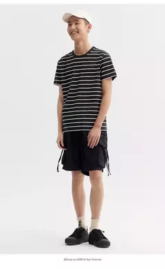 Semir-Camiseta de manga corta para hombre, Top clásico a rayas, camiseta ajustada, novedad de verano 2024 - Eleganzie