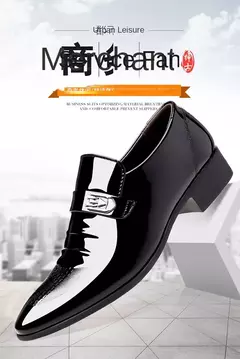 Nuevos zapatos de cuero para hombre, zapatos informales de negocios, zapatos de trabajo de oficina, mocasines Oxford con punta estrecha para fiesta y boda - tienda en línea