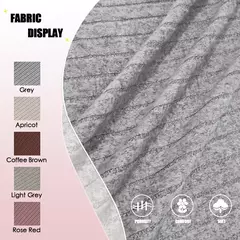 Mia Muse Vestidos de mujer Otoño Invierno tejidos a rayas con abertura en U cuello elástico básico ceñido al cuerpo largo Casual Maxi vestidos largos - comprar en línea