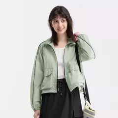Semir-Chaqueta corta con capucha para mujer, abrigo holgado de protección solar on internet