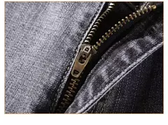 Sulee-pantalones vaqueros clásicos para hombre, Jeans azules, elásticos avanzados, rectos, de algodón, talla grande, 2024 - Eleganzie