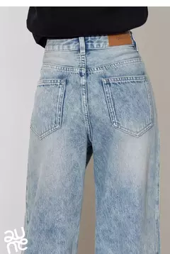 TOYOUTH mujeres Denim Jeans 2024 Otoño Invierno nueva cintura media recta pierna ancha pantalones largos en internet
