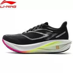 Li-ning mujeres FEIDIAN 5 CHALLENGER zapatillas de carreras para correr placa de fibra de carbono cojín de baño zapatos deportivos zapatillas transpirables ARMV002 on internet